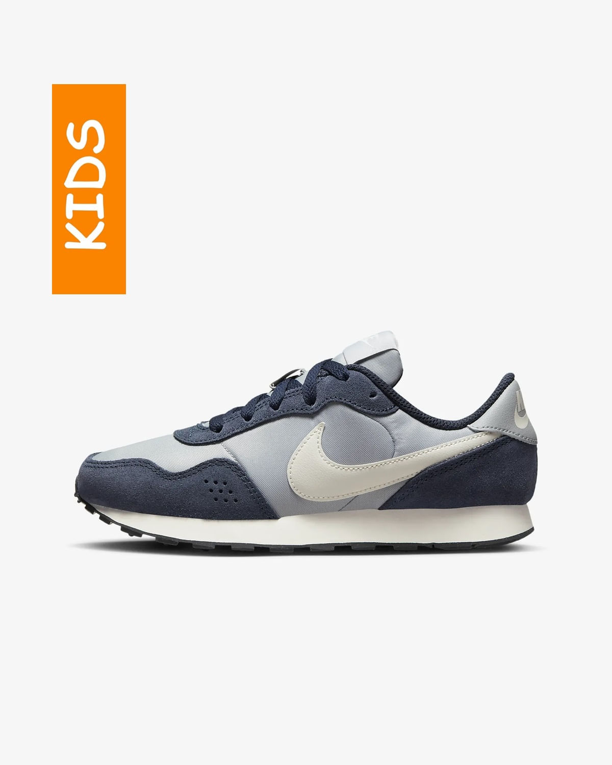 Tenis Nike Niño Md Valiant Azul Gris