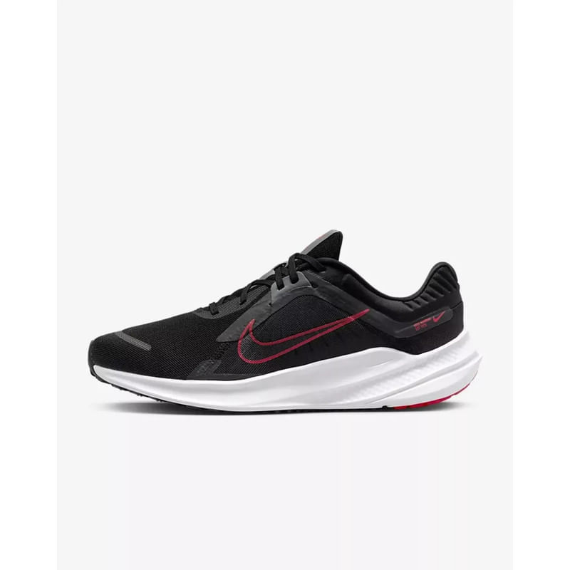 Tenis Nike Hombre Quest 5 Negro Rojo DD0204-004