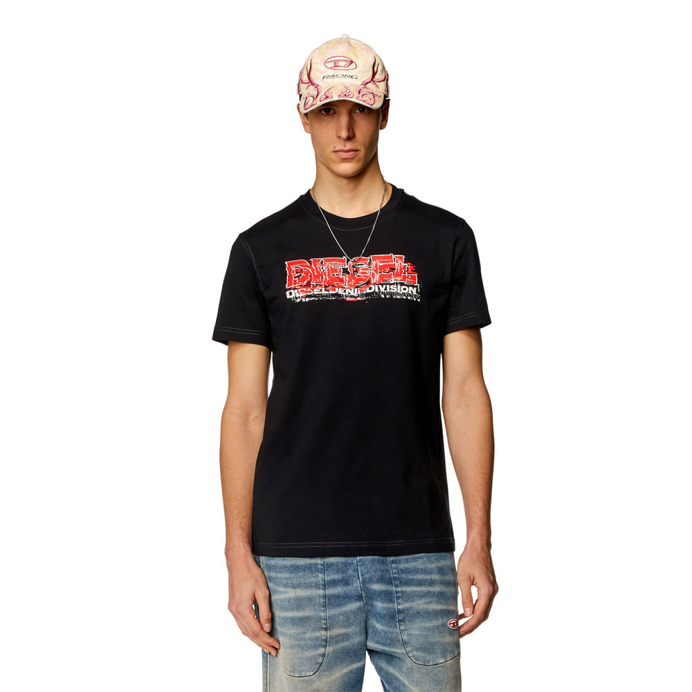 Camiseta Manga Corta Para Hombre T-Diegor-K70 Camiseta Diesel