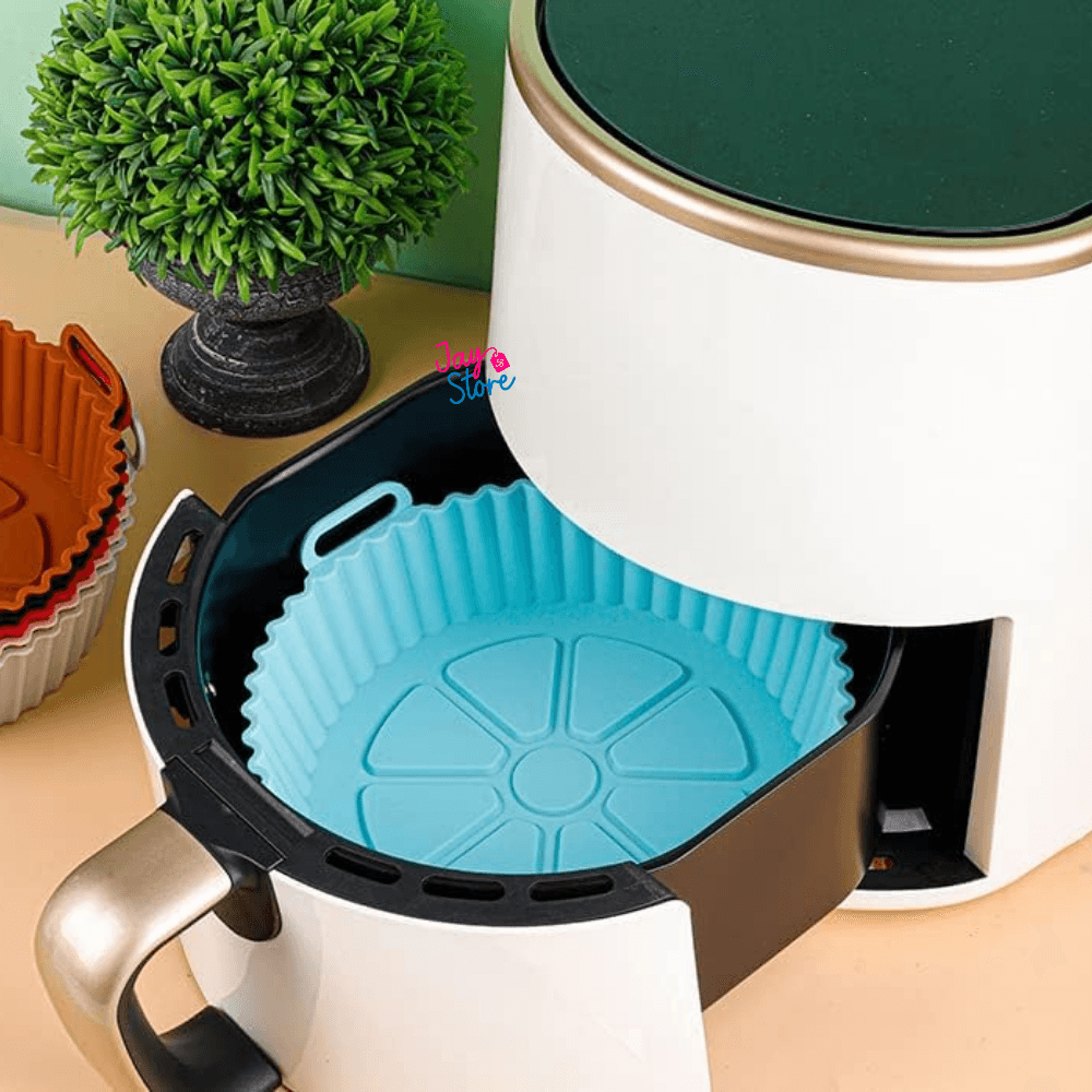 Molde Protector Freidora Air Fyer Silicona Reutilizable 25cms