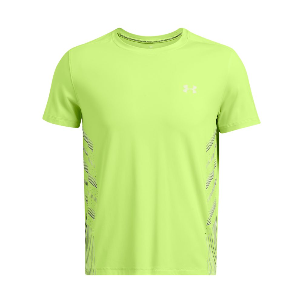 UA Launch Elite Graphic Ss Camiseta Manga Corta verde de hombre para correr