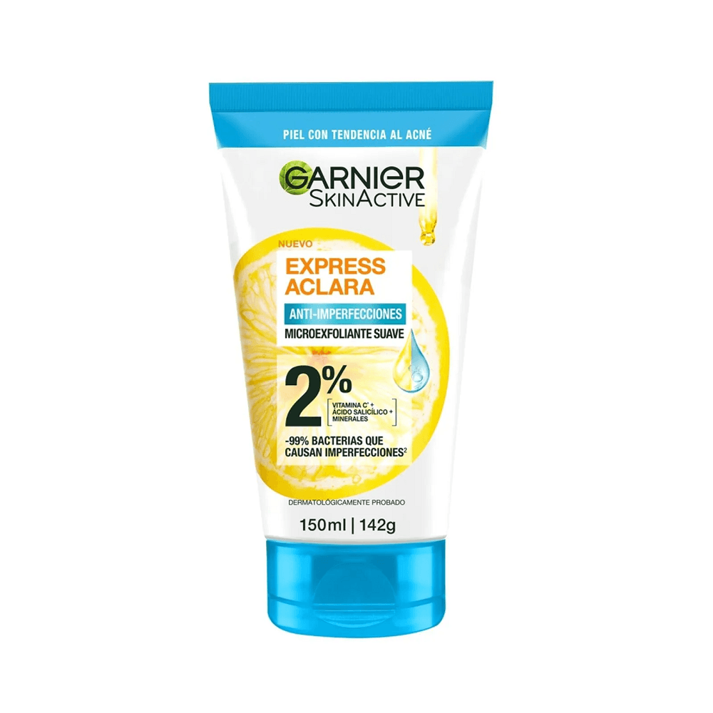 Limpiador Exfoliante Garnier Anti-Imperfecciones Express Aclara 150 ML