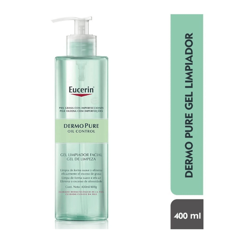 Gel Limpiador Facial Eucerin Dermopure 400ml