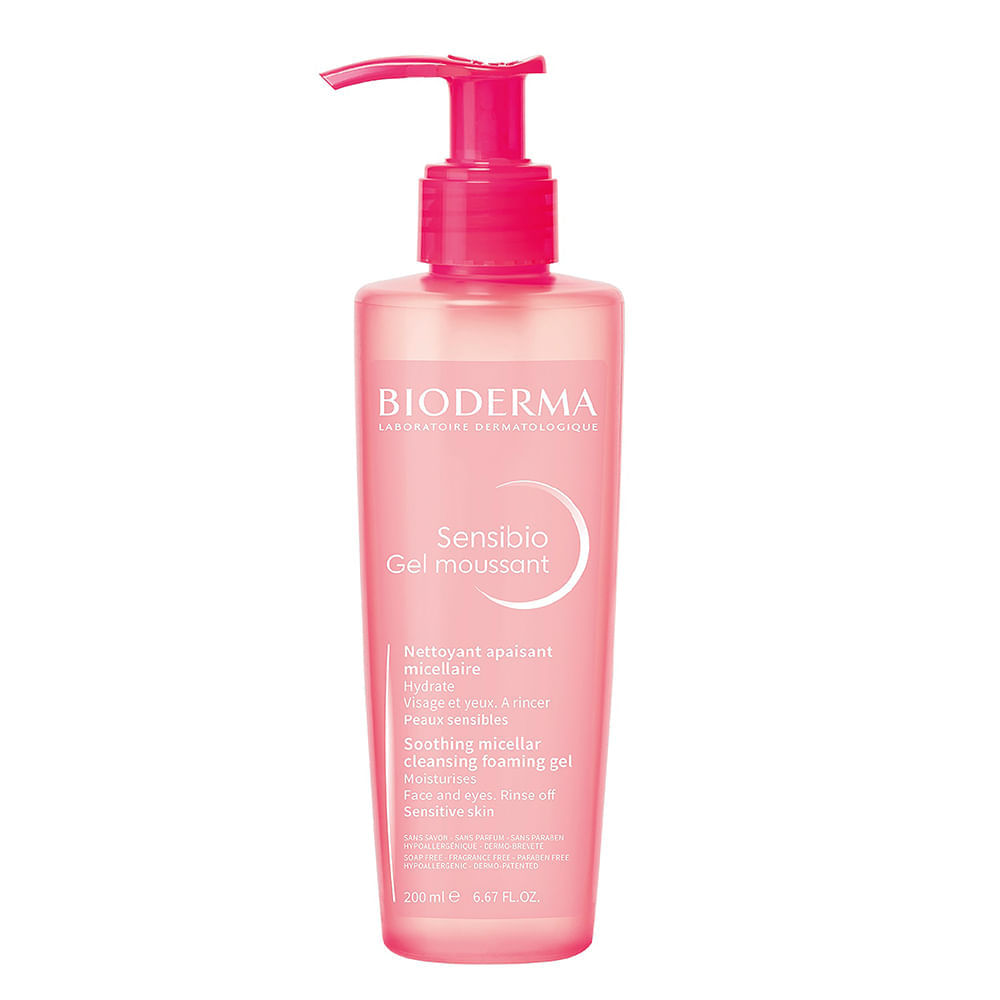 Gel Limpiador Para Piel Normal A Sensible Bioderma Sensibio Gel Moussant 200ml