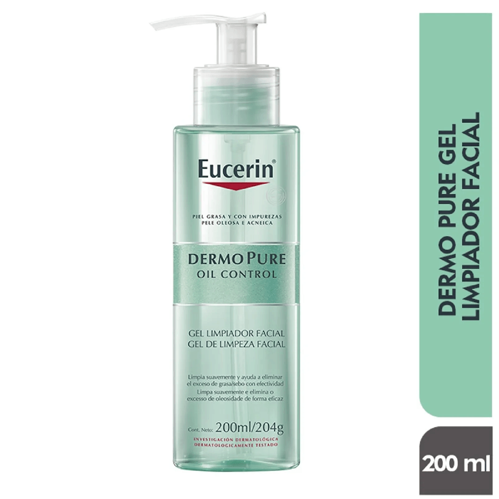 Gel Limpiador Facial Eucerin Dermopure Oil Control 200ml