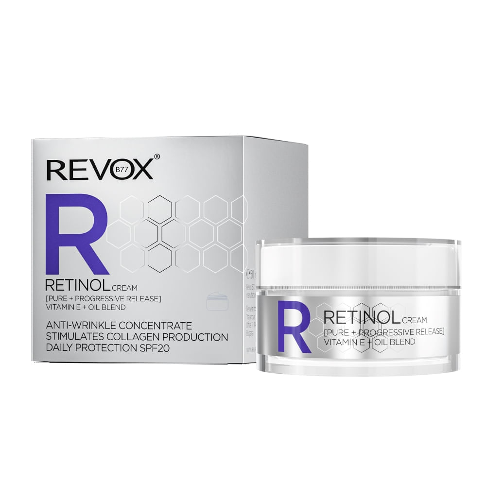 Crema Anti-Edad Revox Retinol Protección Diaria SPF 20 50ml