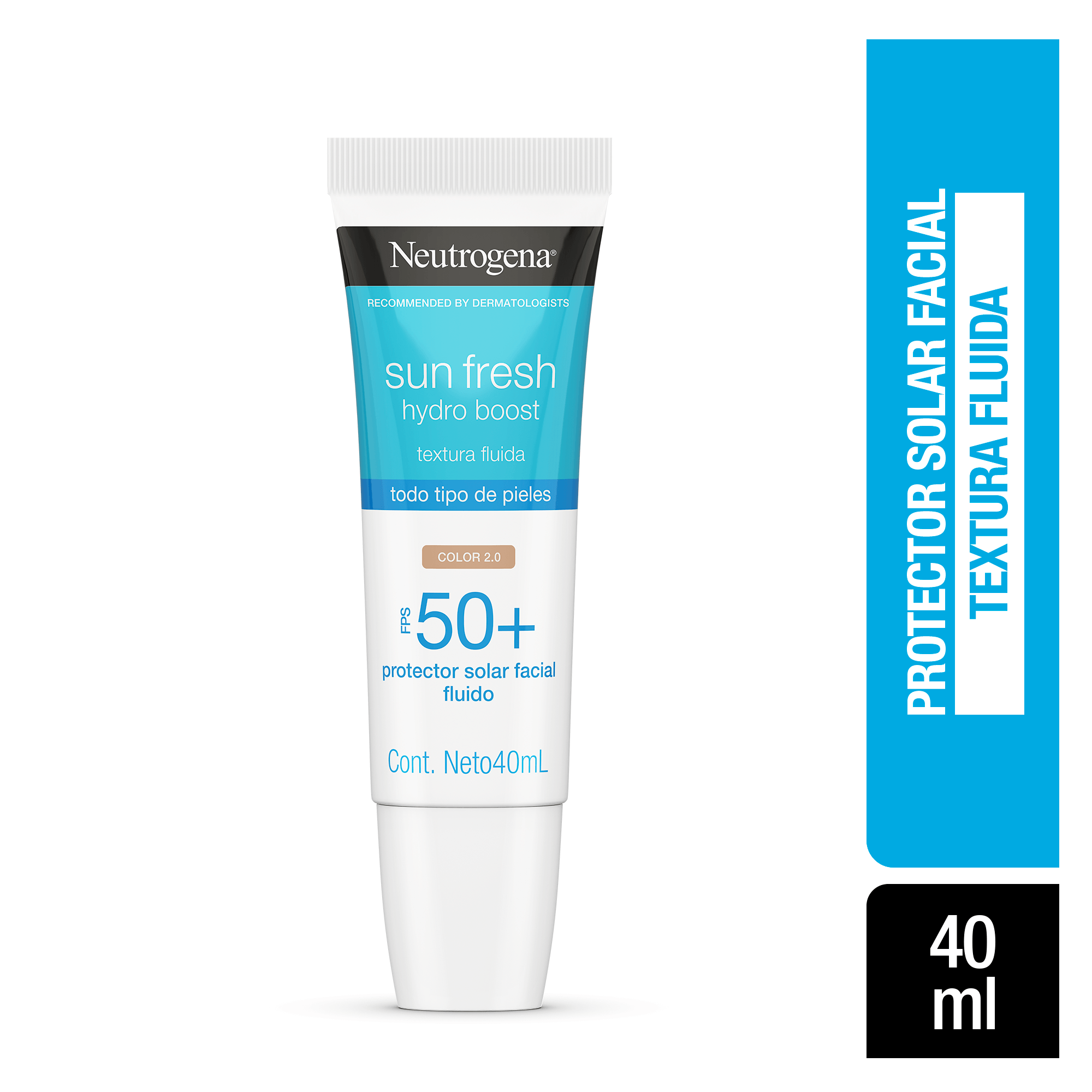 Protector Solar Sun Fresh Hydro Boost Tono Claro FPS 50+ 40g