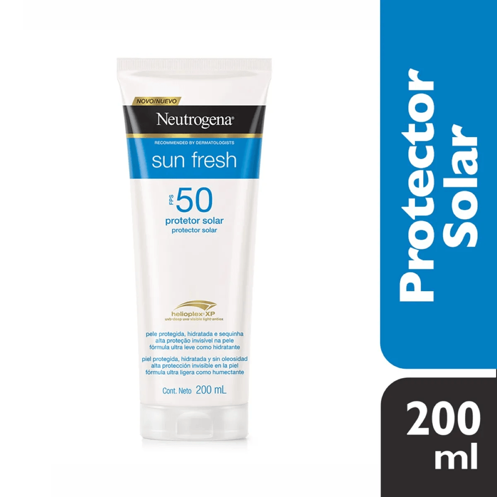 Protector Solar Crema Neutrogena Sun Fresh Fps50 200ml