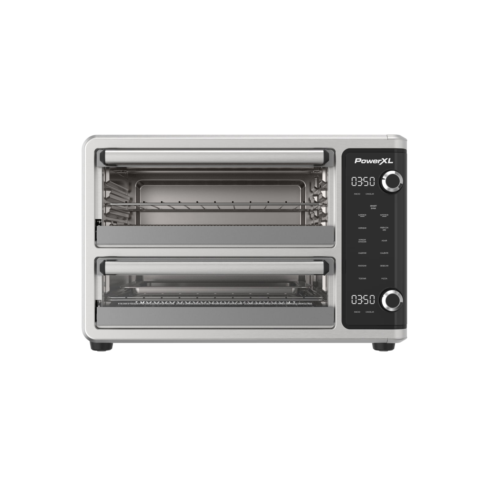 Doble horno y freidora PowerXL SMARTSYNX™, TO67D5-1SPLA