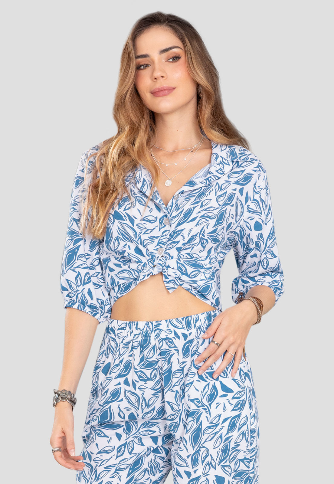 Camisa Mujer Azul Rutta 105253