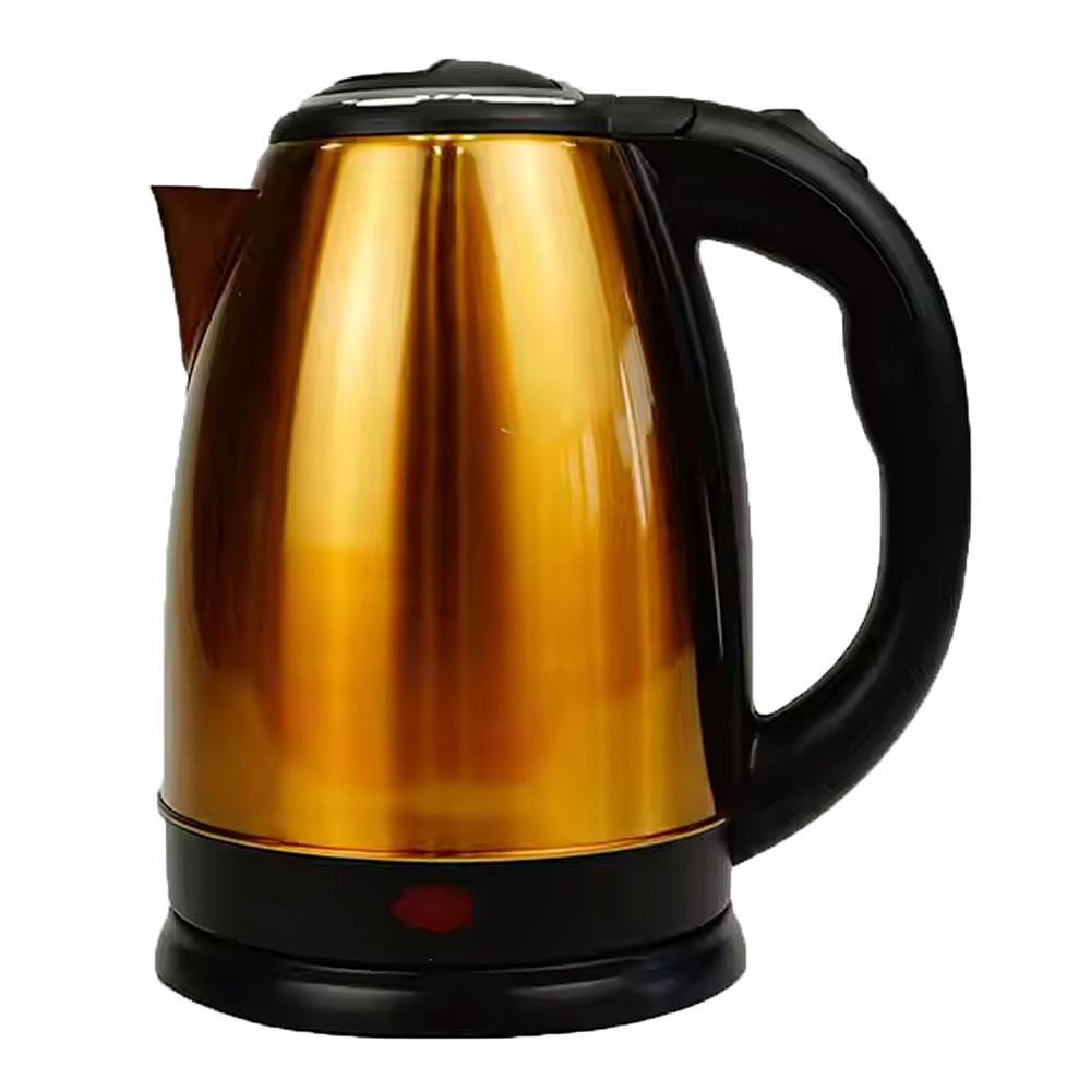 Jarra Electrica 10 Tazas Hervidor Agua Tetera Cafetera 1.8Lts Bronce