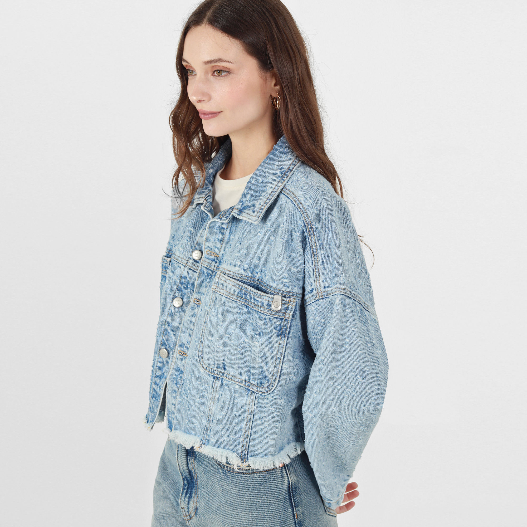 Chaqueta en Jean Nieve