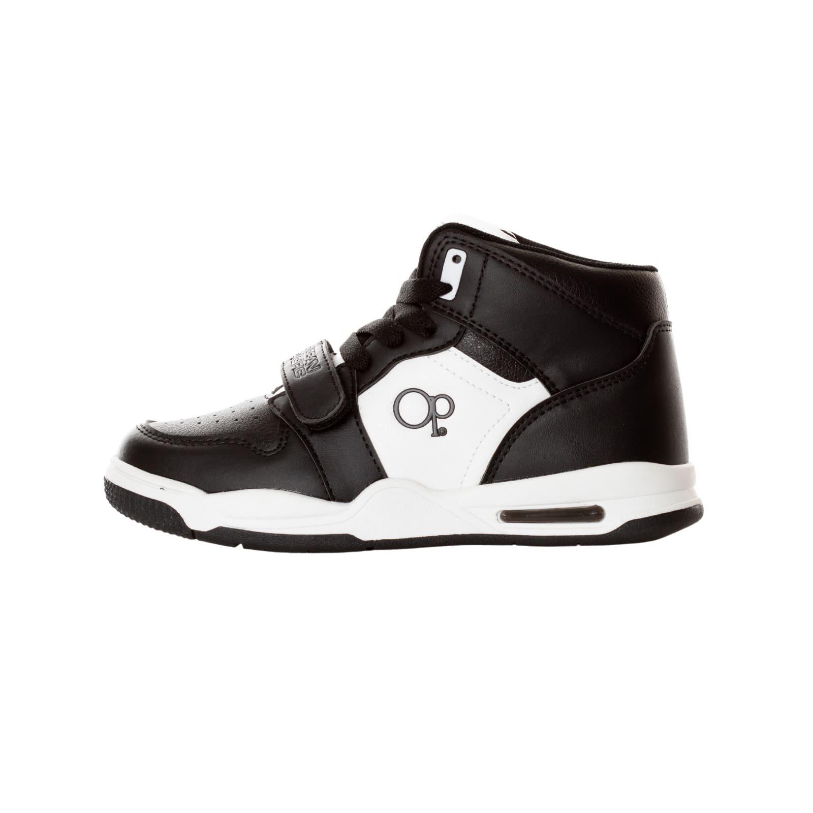 Tenis OP Irio Para Niño Color Blanco y Negro