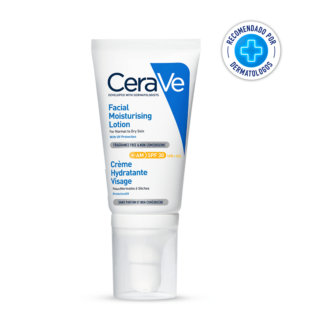 Locion Facial Cerave Hidratante Día Piel Normal a Seca 52ml
