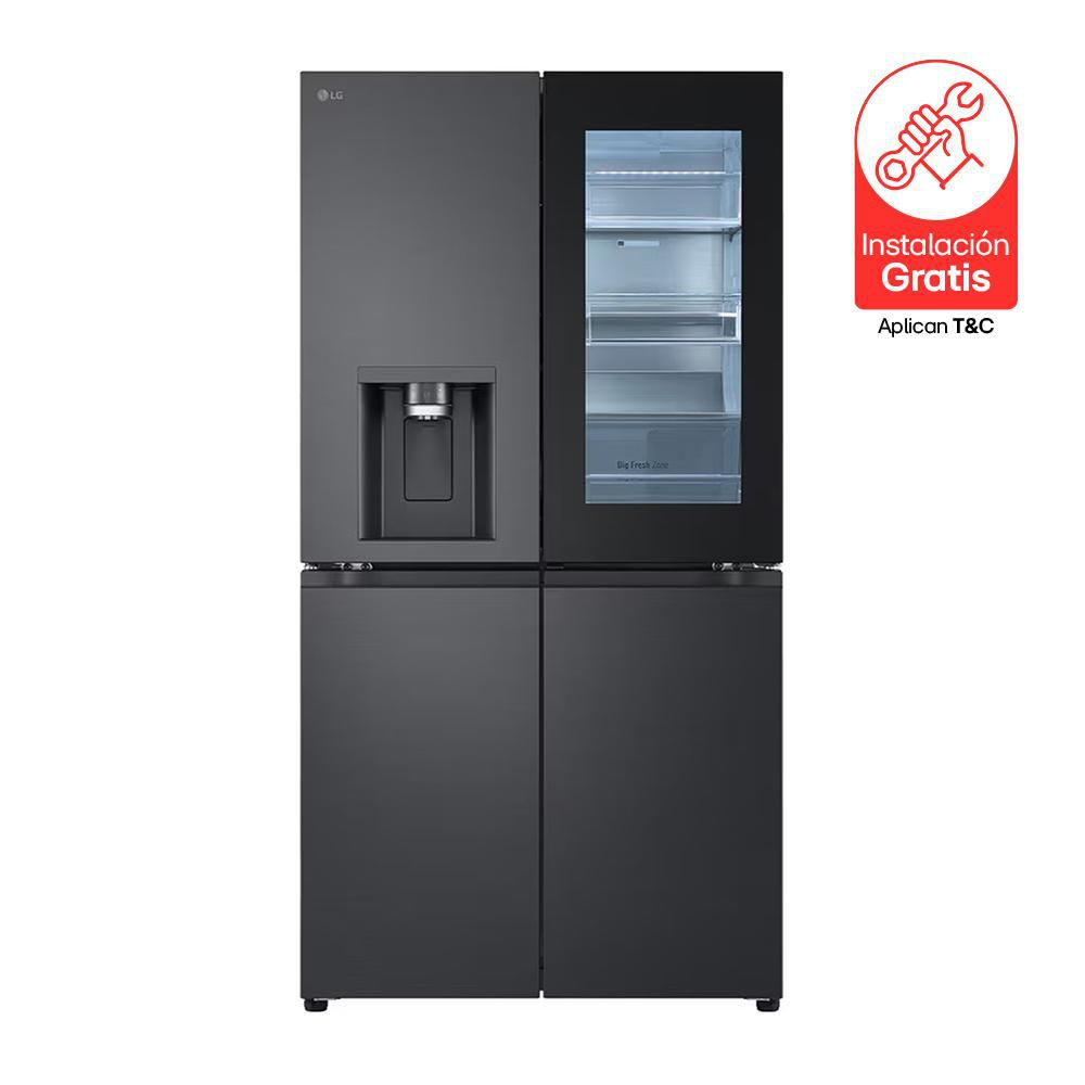 Nevecon  LG Tipo Europeo 642 Lts INSTAVIEW GM92SXV.AEVCCLM Negro