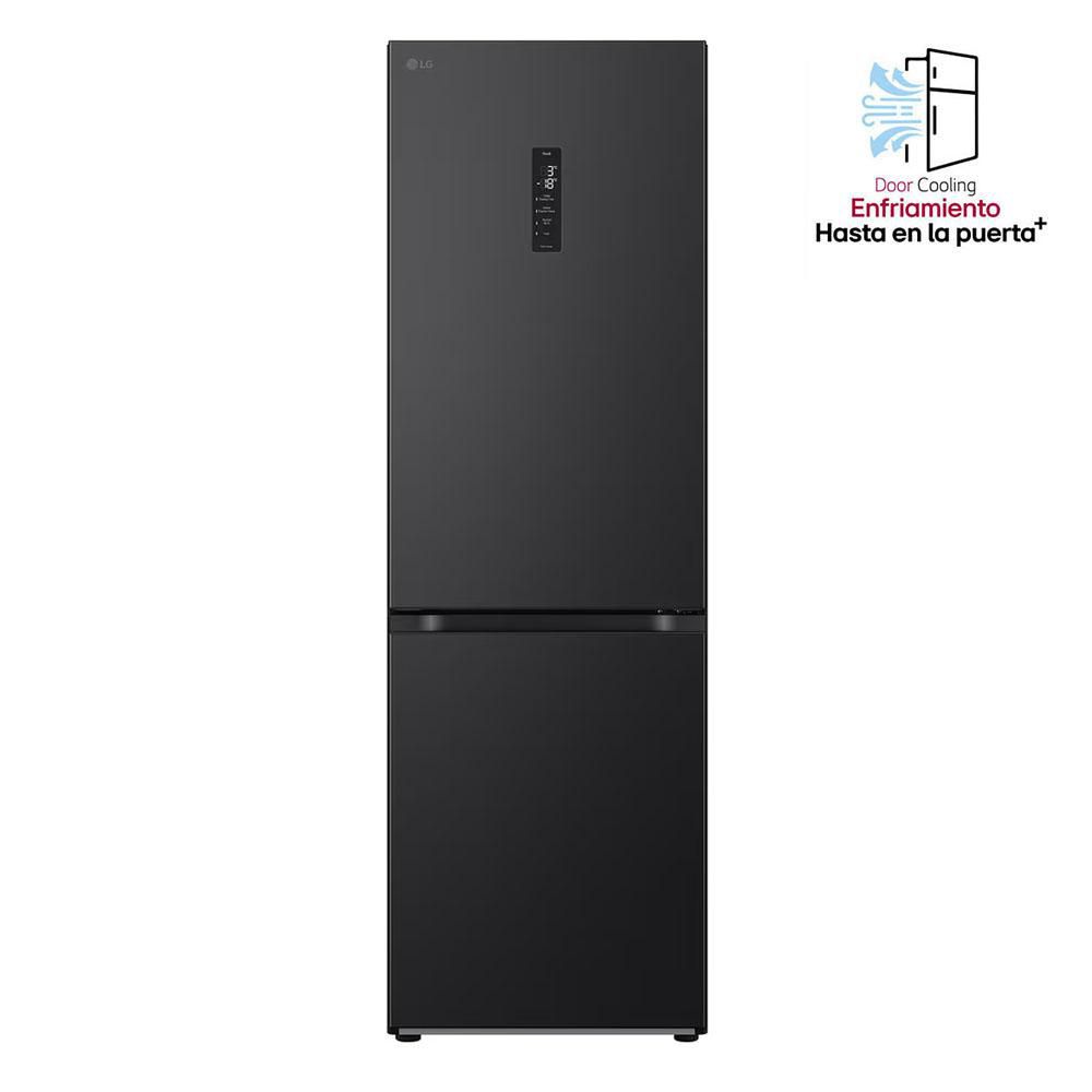 Nevera LG No Frost Congelador Inferior 340 Litros  GB37SPV.AEVCCLM Negro mate