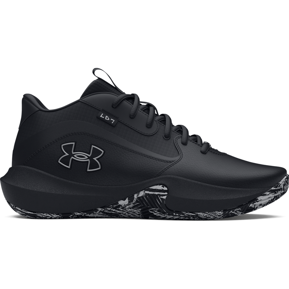 UA Lockdown 7 Tenis negro de hombre para baloncesto