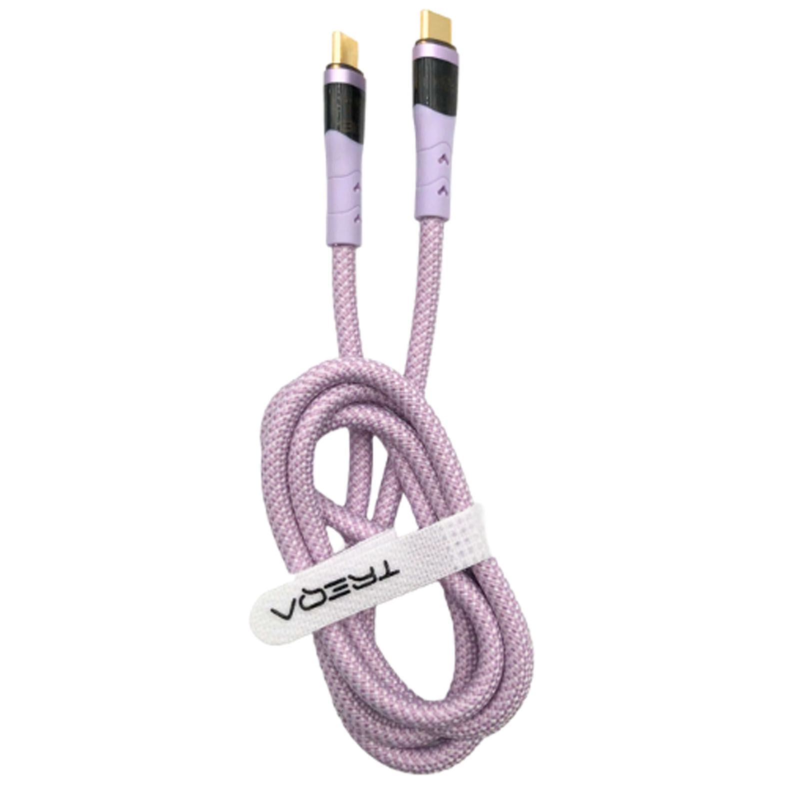 Cable Carga Rapida TipoC a Tipo C Celular Cargador 1 Metro Morado