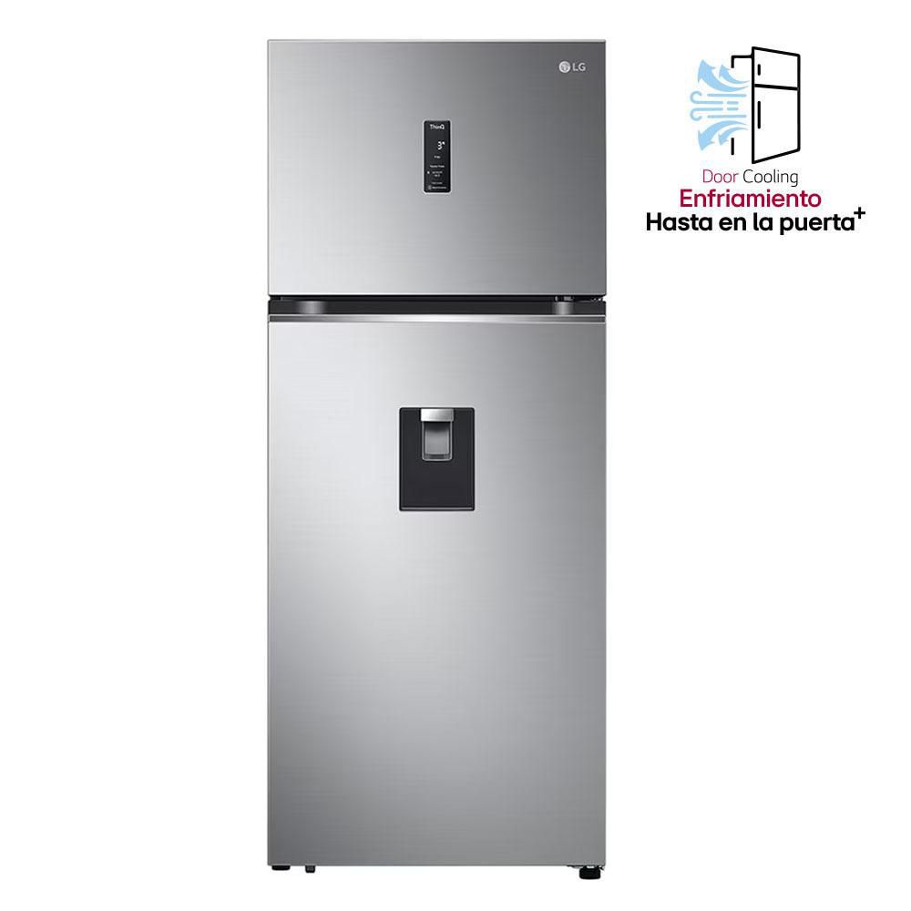 Nevera LG No Frost Congelador Superior 394 Lts Top Mount VT40SPYC.APYCCLM Gris