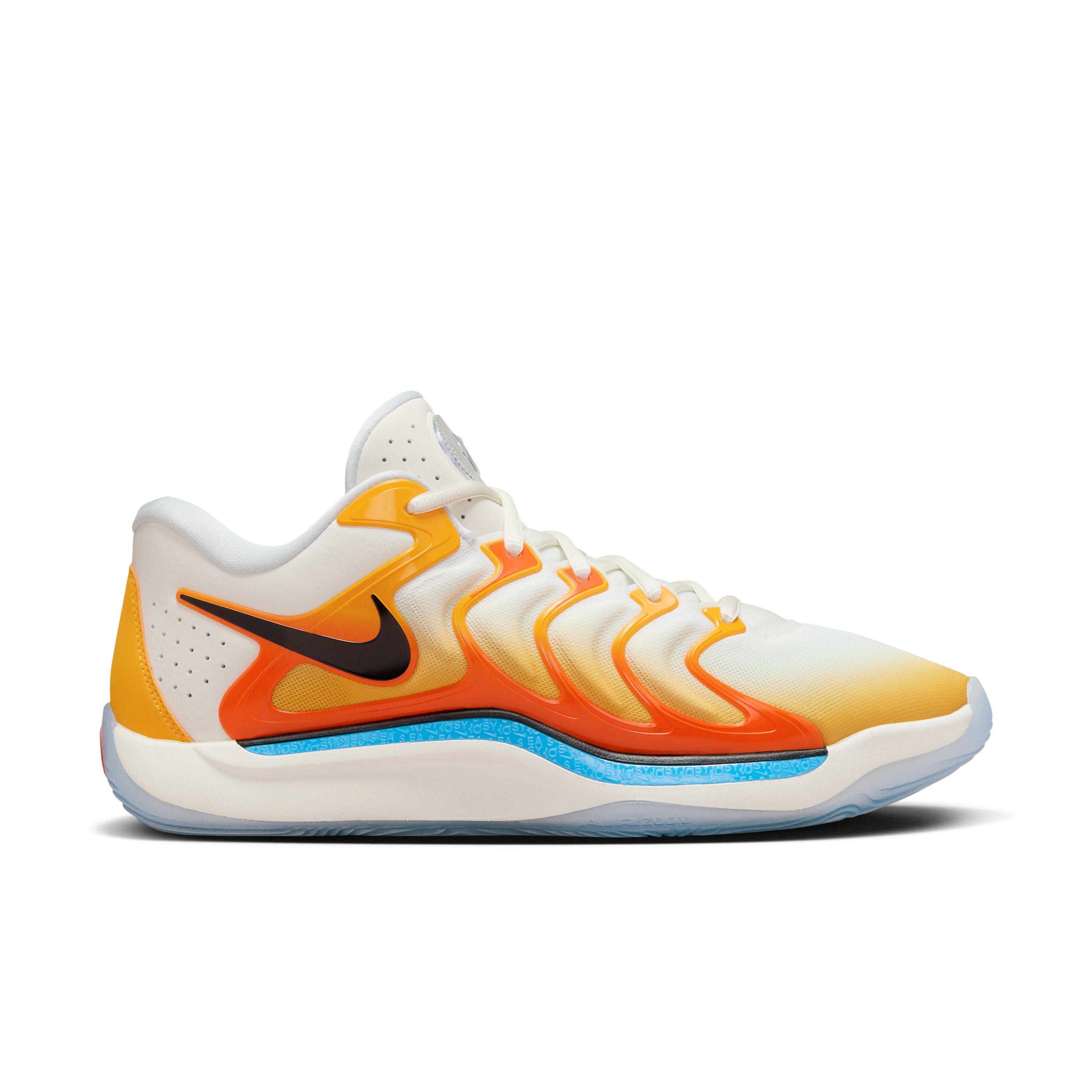 Nike Kd17 Tenis amarillo de hombre para baloncesto