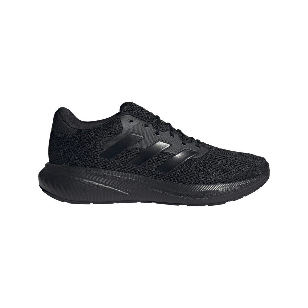 adidas response runner u tenis negro unisex para correr