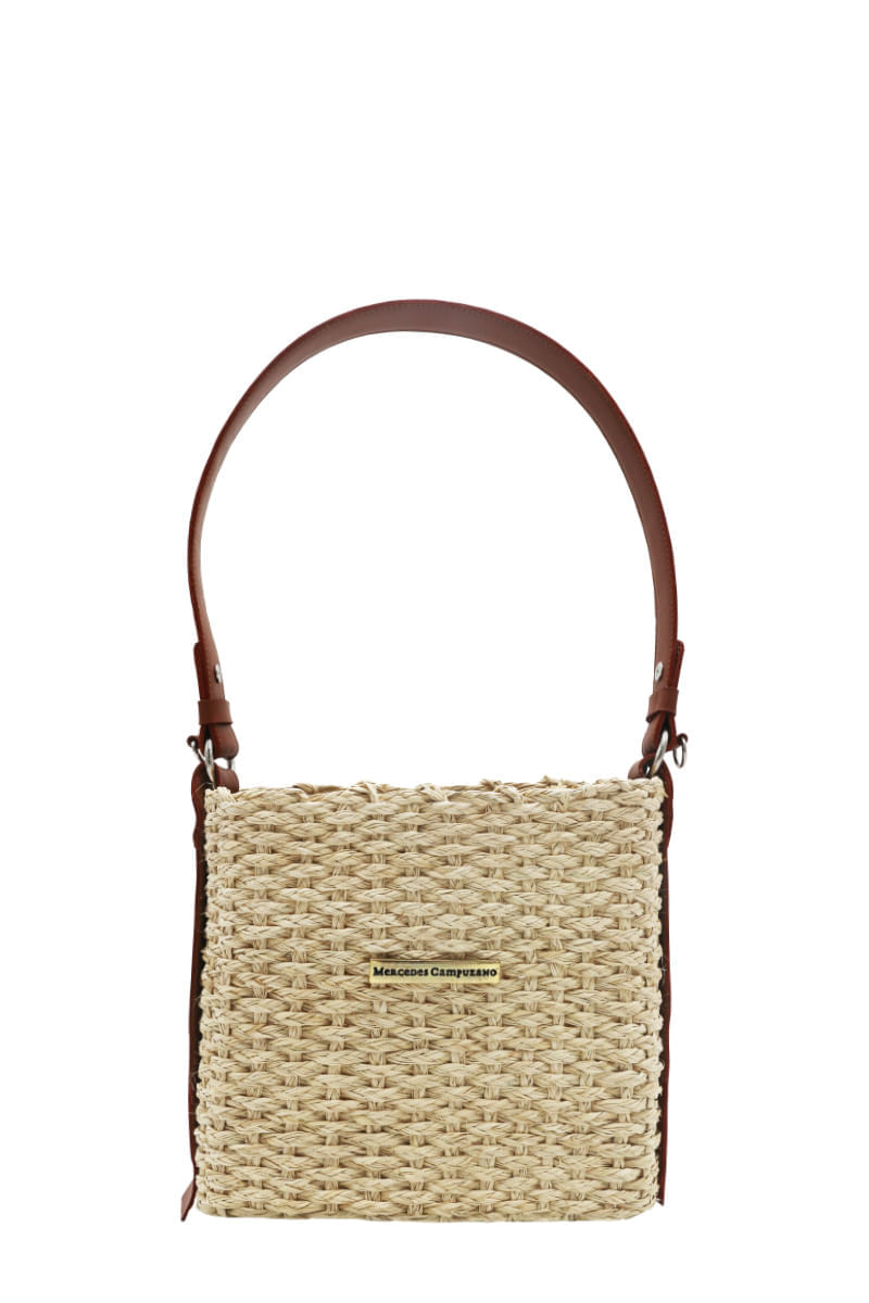 Cartera Basket Beige