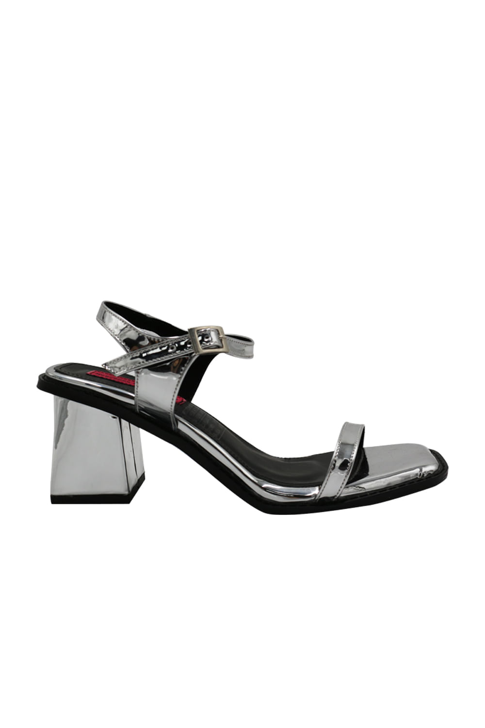 Sandalia Tacon Vivier Plata