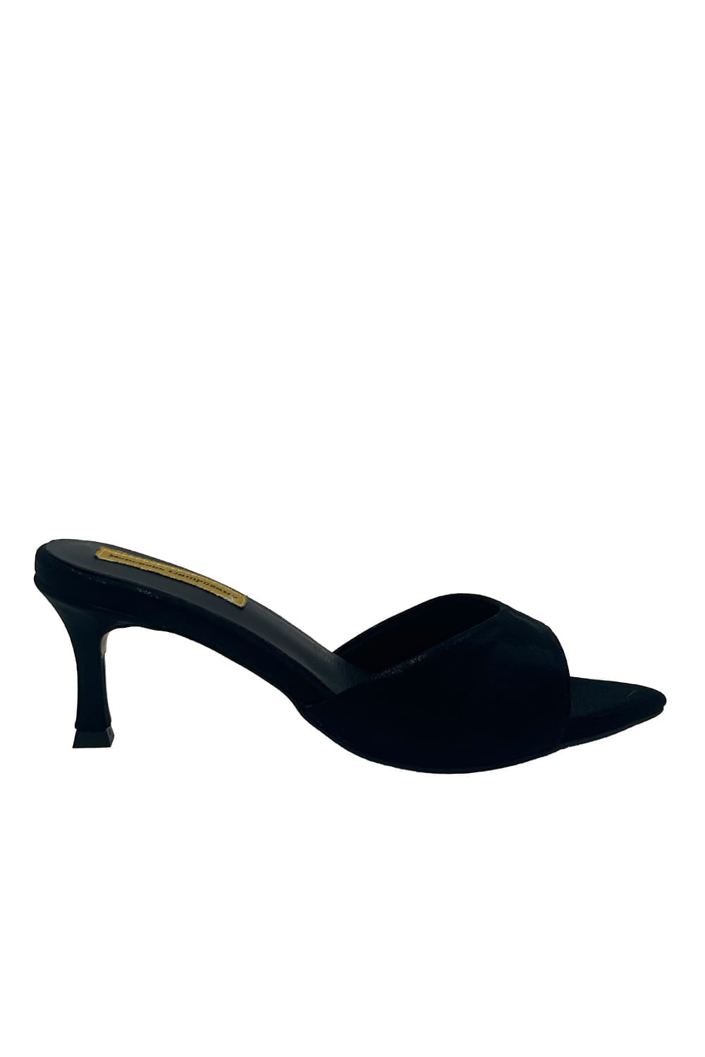 Sandalia Tacon Rose Negro