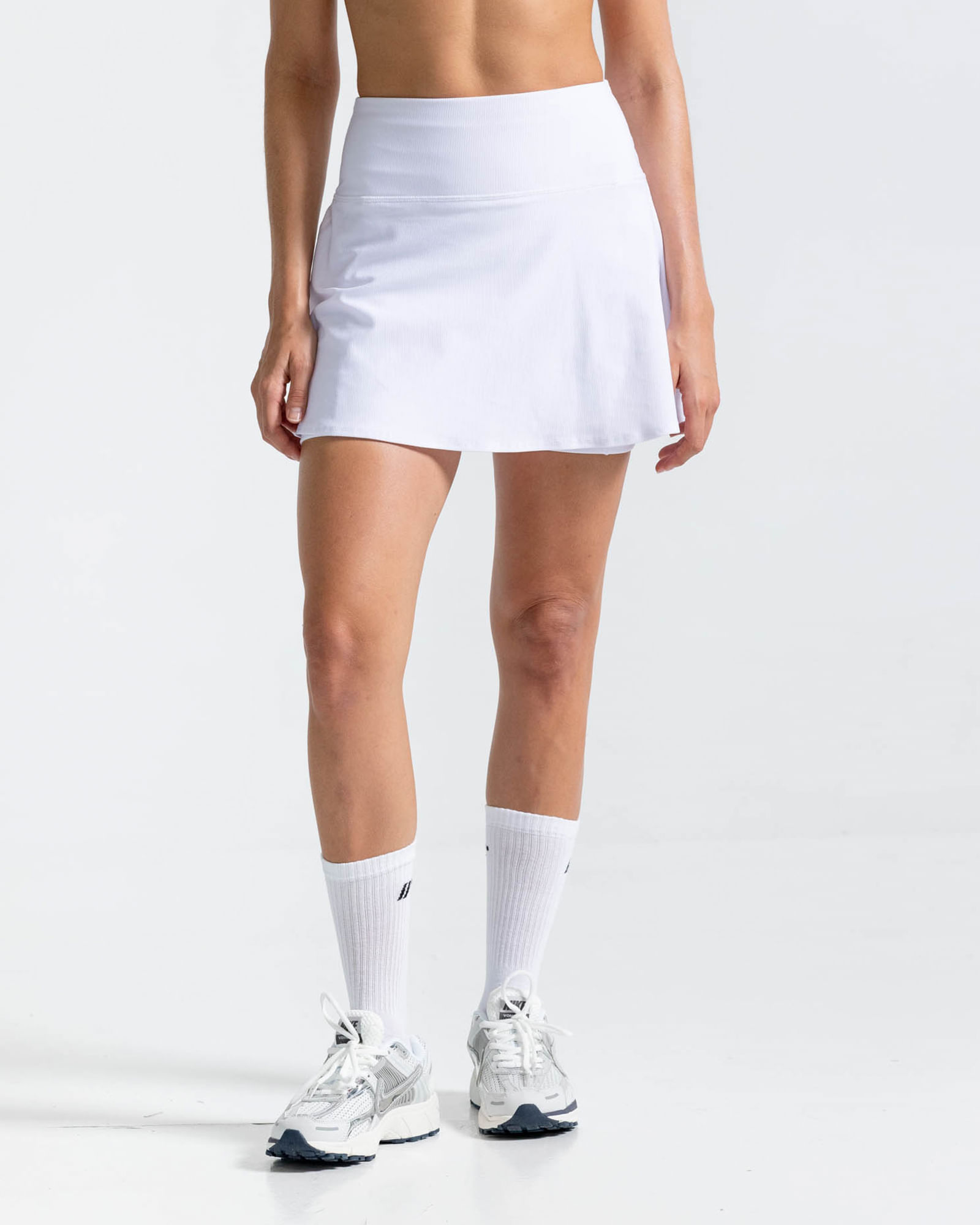 Falda Deportiva,  Color Blanco Para Mujer