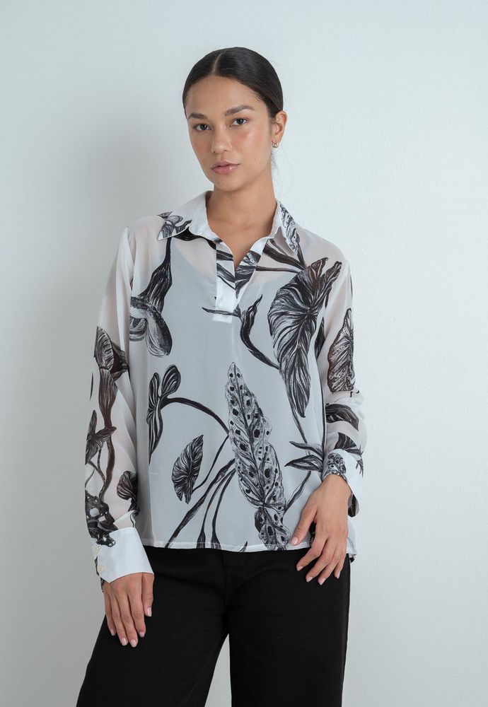 Camisa Manga Larga Estampada ARKITECT Atelier Crump 62048