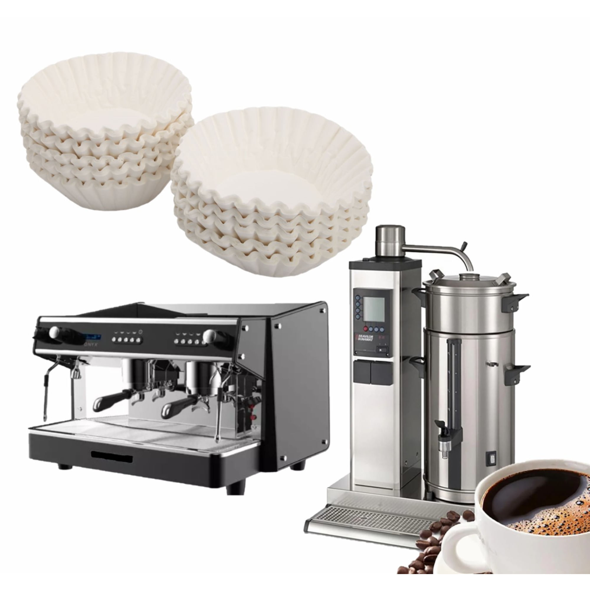 Filtro de Papel Stilocafe - Cafetera Industrial 500 canastas