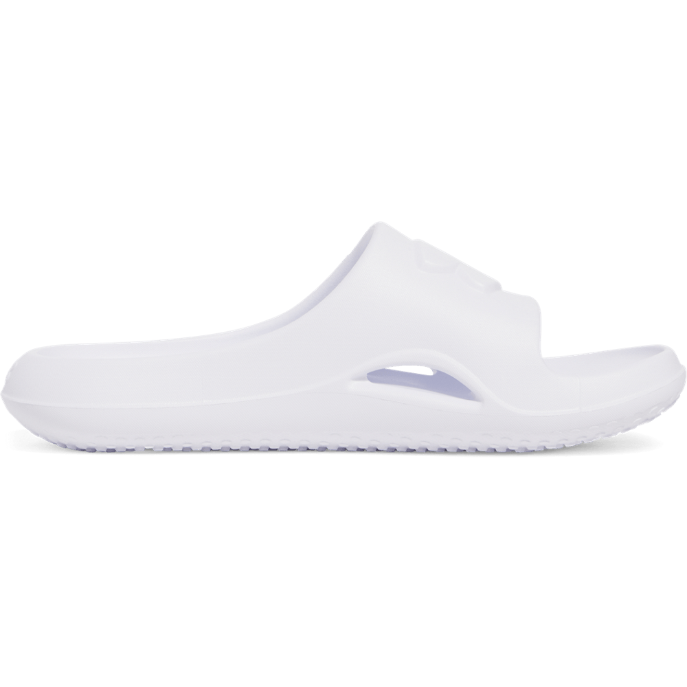 UA W Locker V Sl Sandalias blanco de mujer para natacion