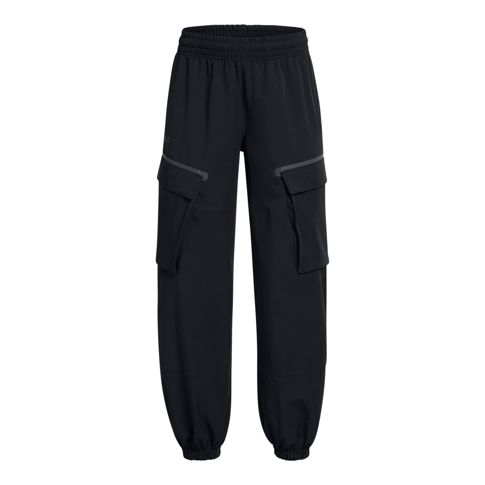 UA Unstoppable Cargo Pants Pantalón negro de mujer lifestyle