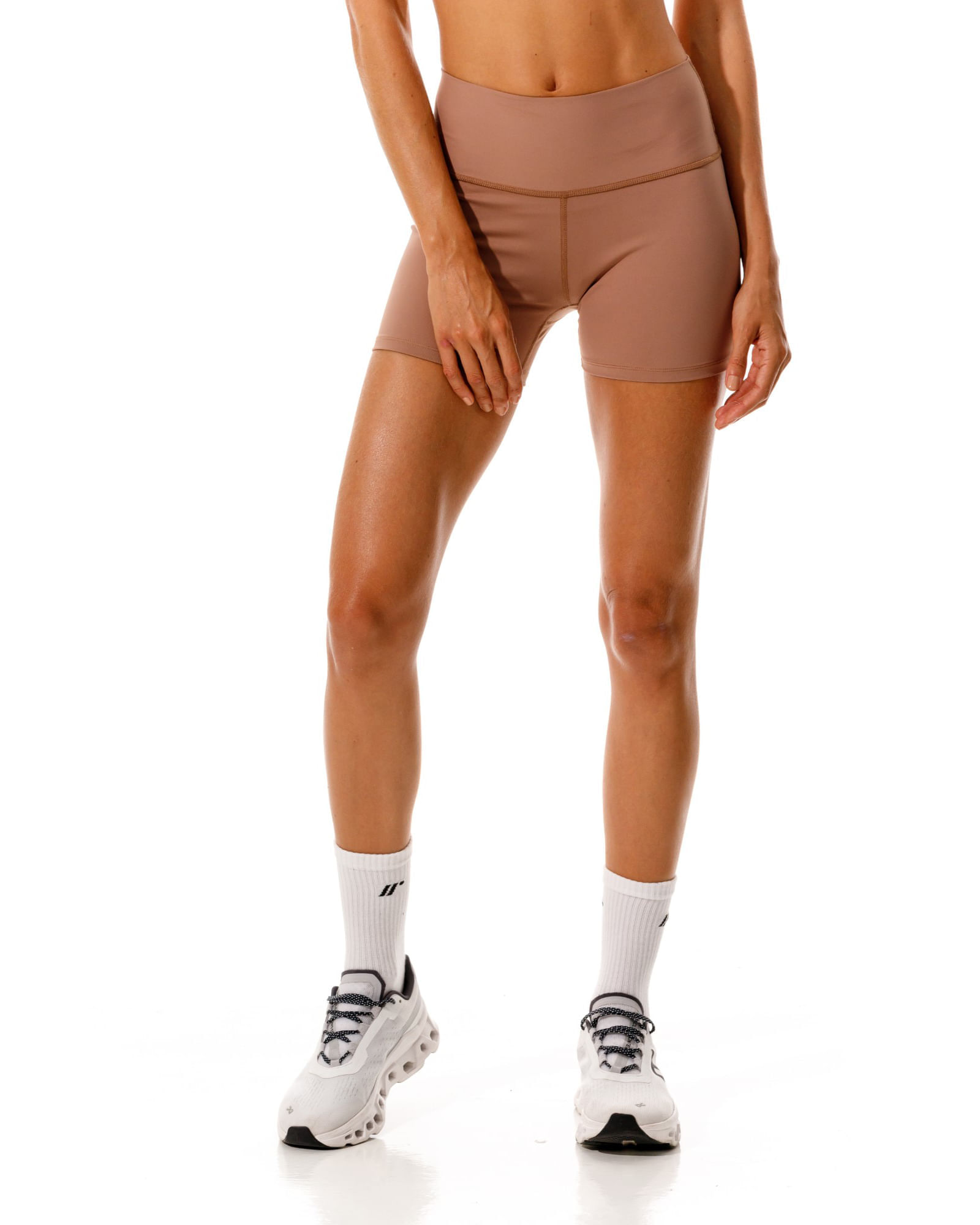 Short Deportivo, Color Taupe Para Mujer