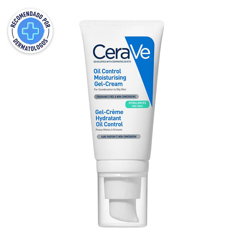 Gel-Crema Hidratante Cerave Oil Control  Para Piel Mixta a Grasa 52 ml