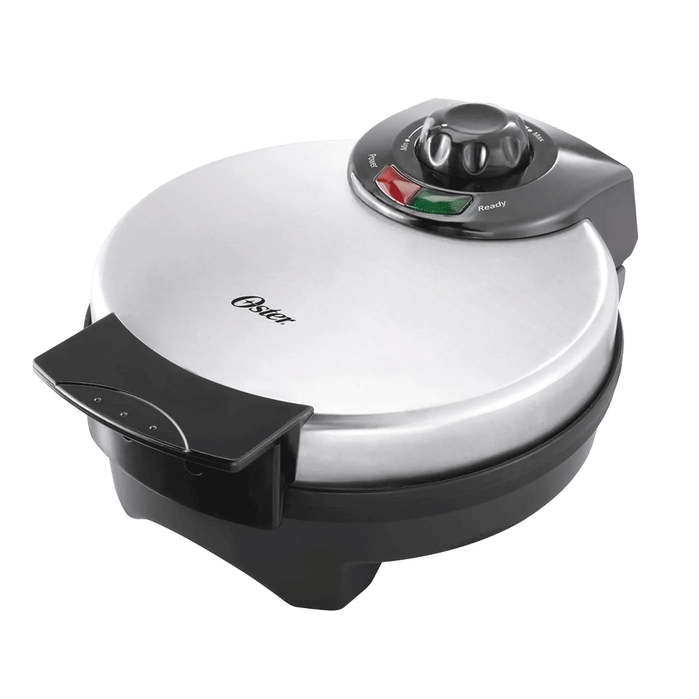Waflera Oster Belga Redonda Antihaderente CKSTWF2000 Plateado