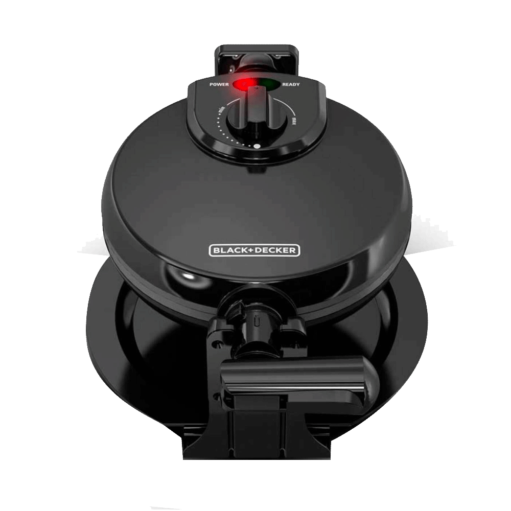 Waflera Giratoria Black+Decker WM1000B Negra