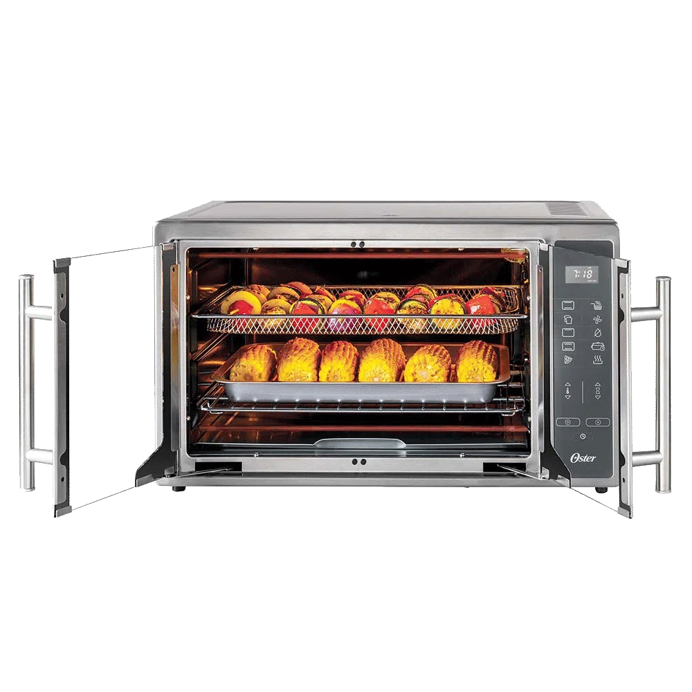 Horno Freidora De Aire Oster 2177237 42 Litros con Tostador Plata