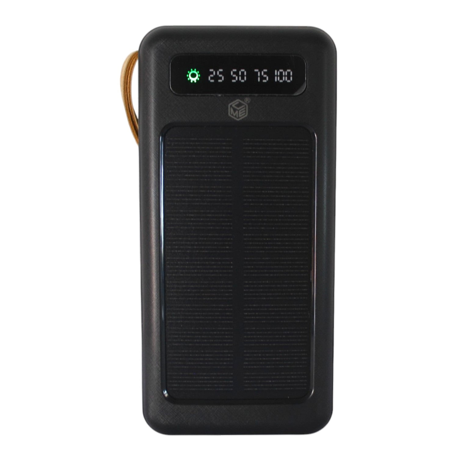 Power Bank Solar Portatil Carga Rapida Con Cables Integrados