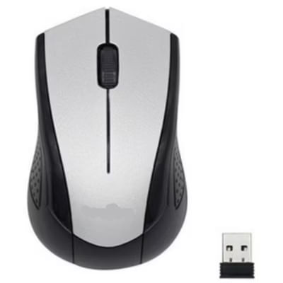 Mouse Wb Inalambrico Usb Portatil Pc Sensor Optico Gris 3 Botones
