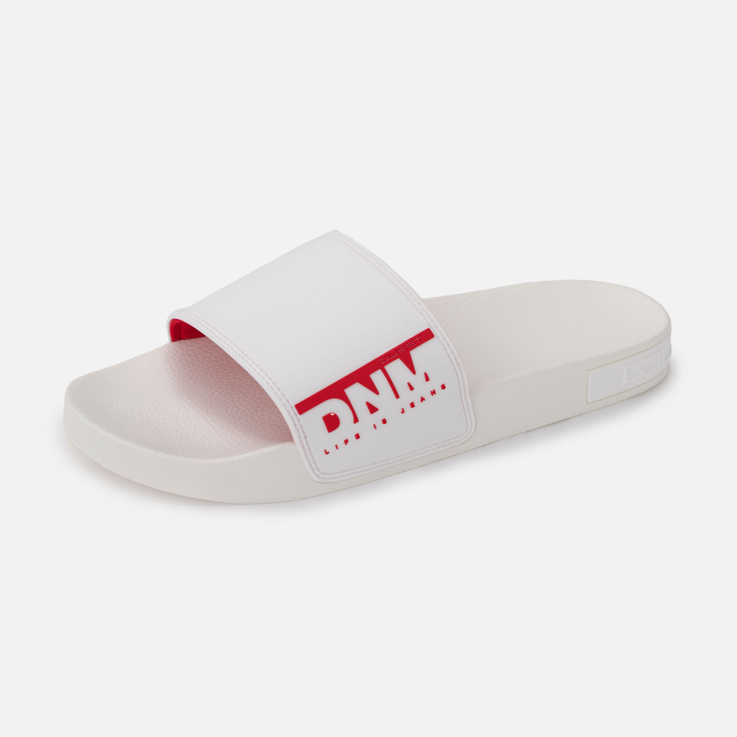 Sandalias Tipo Pala Color Blanco Blanco Para Hombre