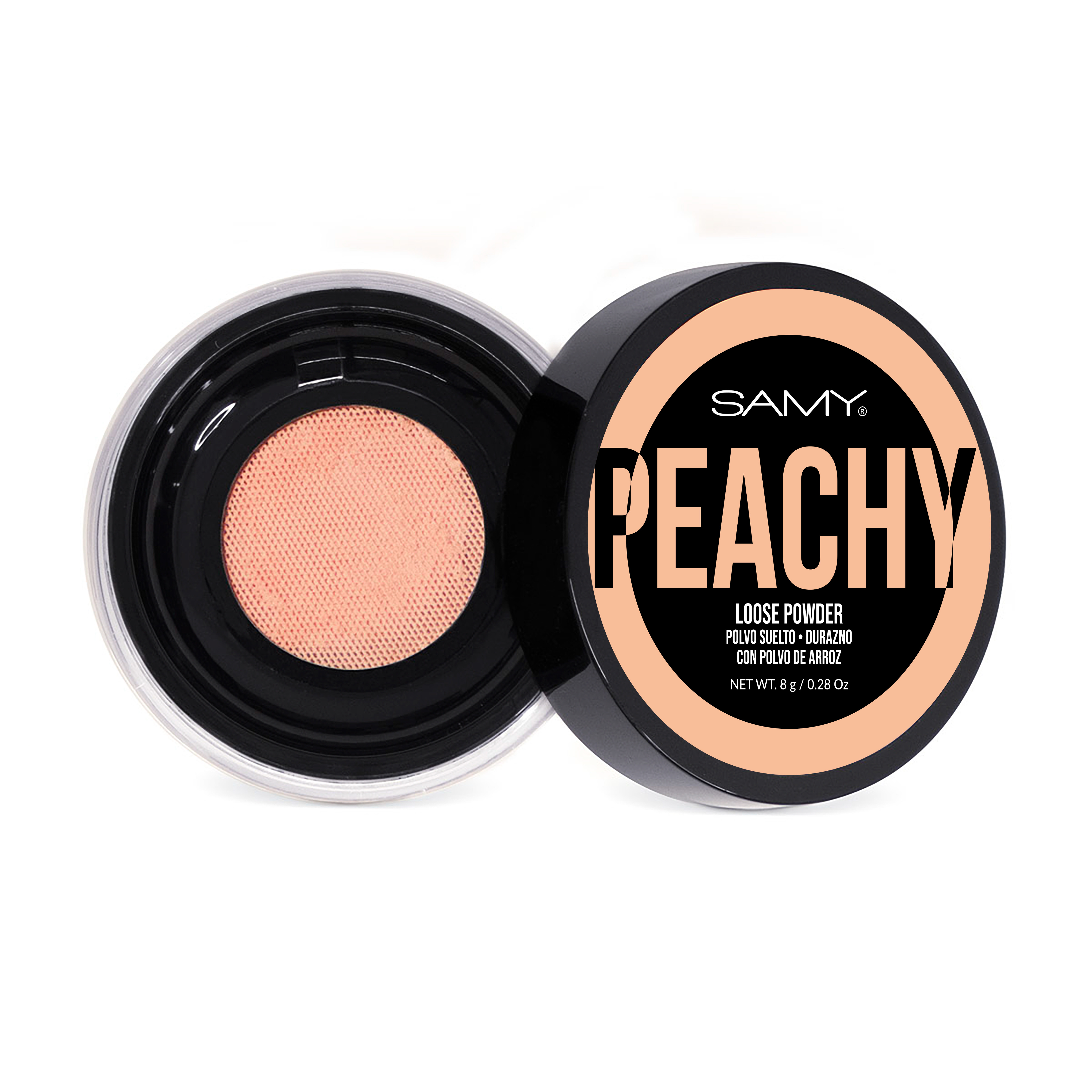 Polvo suelto durazno Samy 8 gr