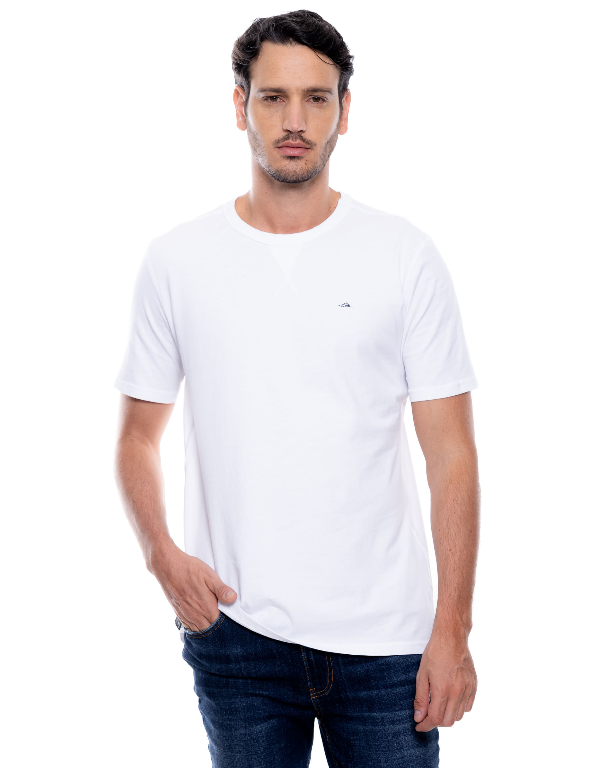 Camiseta Manga Corta Con Estampado Punto Corazón