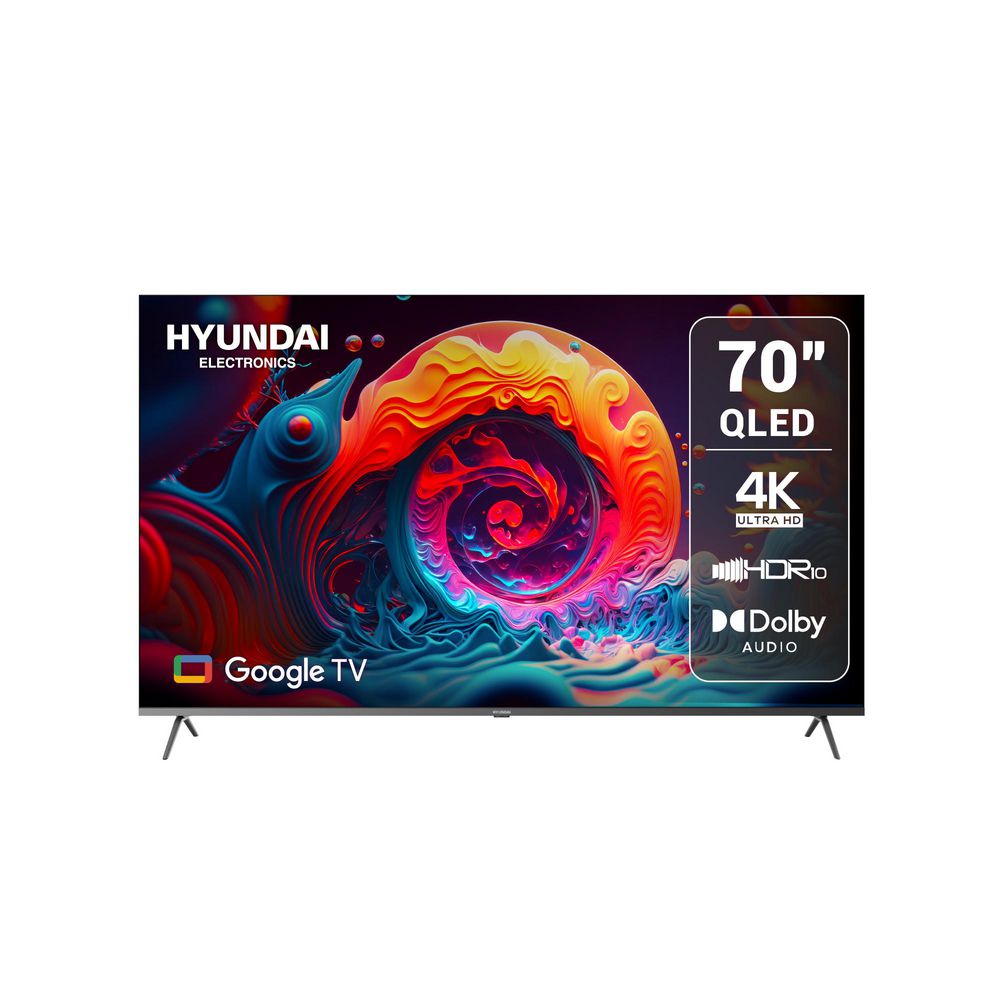 Televisor HYUNDAI 70 pulgadas QLED Uhd4K Smart TV HYLED7007QG