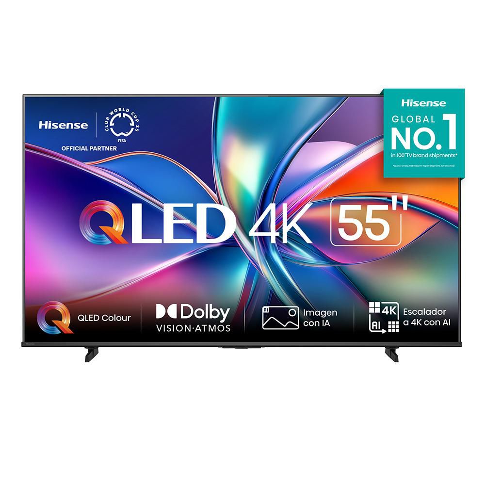 Televisor HISENSE 55 pulgadas QLED Uhd4K Smart TV 55Q6QV