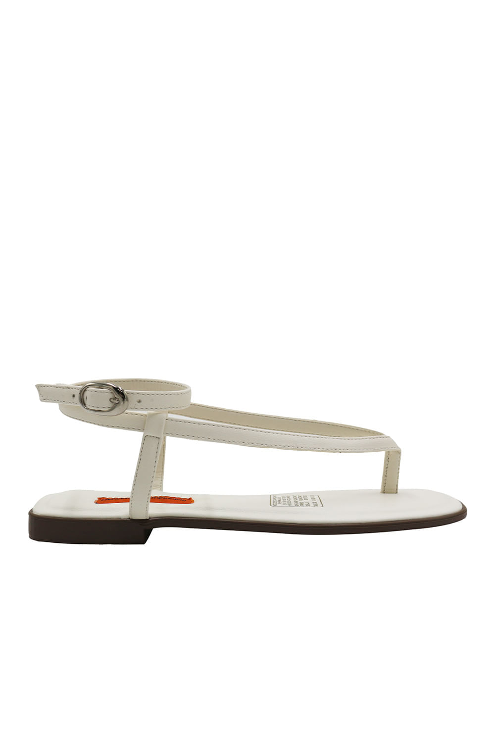 Sandalia Plana Zoey Marfil