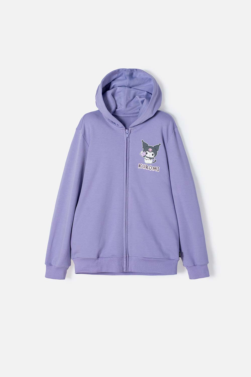 Buzo de Kuromi con cierre lila para niña