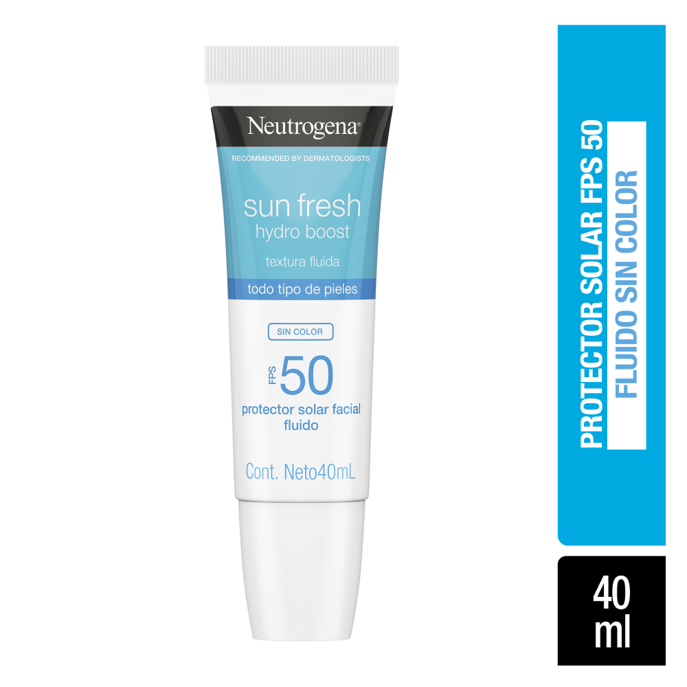 Protector Solar Neutrogena Sun Fresh Hydro Boost Sin Color Fps 50 40ml