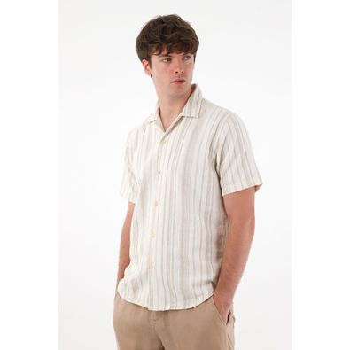 Camisa manga corta crudo para hombre