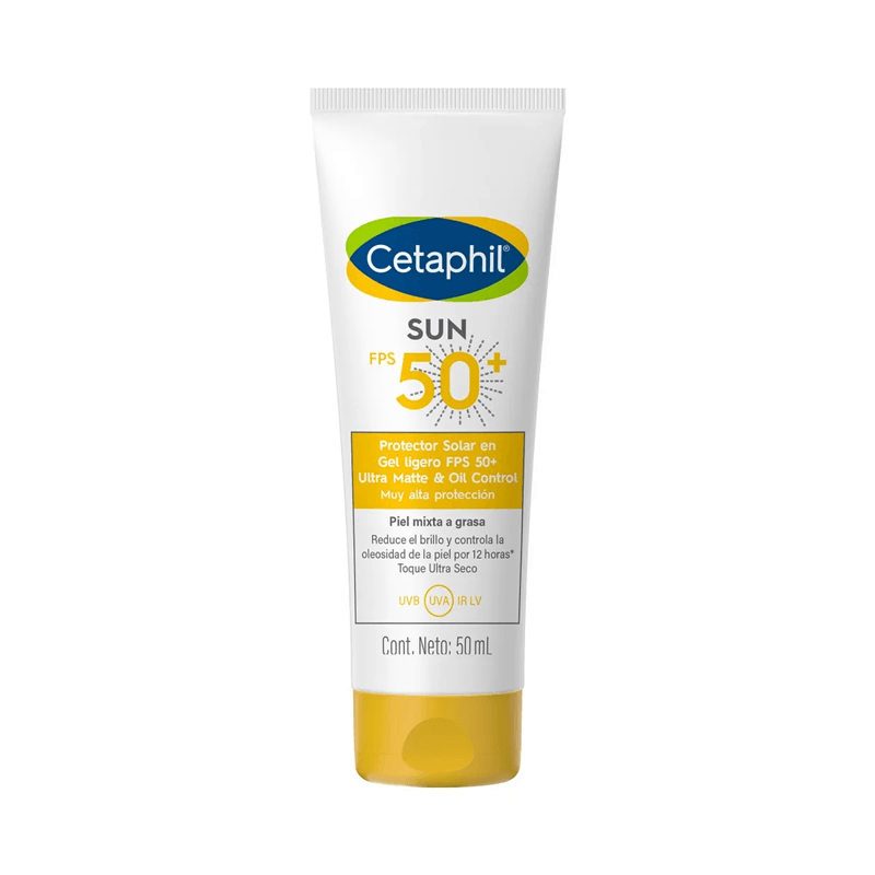 Protector Solar en Gel Ligero Cetaphil Sun Oil Control FPS 50+  50ml
